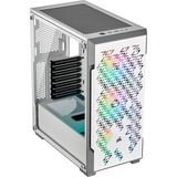 Corsair iCUE 220T RGB Airflow Tower-behuizing Wit | 2x USB-A 3.2 (5 Gbit/s) | Audio | Window-kit