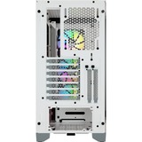 Corsair iCUE 4000X RGB Tempered Glass midi tower behuizing Wit | 1x USB-A | 1x USB-C | RGB | Tempered Glass