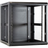 DSI 12U wandkast met glazen deur - DS6612 server rack Zwart, 600 x 600 x 635mm