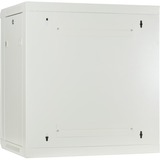 DSI 12U witte wandkast met glazen deur - DS6412W server rack Wit, 600 x 450 x 635mm