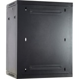 DSI 15U wandkast met glazen deur - DS6415 server rack Zwart, 600 x 450 x 770mm