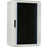 DSI 18U Witte Wandkast met glazen deur - DS6418W server rack Wit, 600 x 450 x 900mm