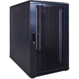 DSI 18U serverkast met geperforeerde deur - DS6018PP server rack Zwart, 600 x 1000 x 1000mm