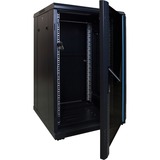 DSI 18U serverkast met glazen deur - DS6618 server rack Zwart, 600 x 600 x 1000mm