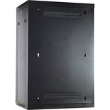 DSI 18U wandkast met glazen deur - DS6418 server rack Zwart, 600 x 450 x 900mm