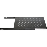 DSI 1U Uitschuifbaar legbord voor 600 mm diepe serverkasten - DS-UH60 inlegrooster Zwart