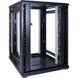 DSI 22U serverkast met geperforeerde deur - DS8022PP server rack Zwart, 800 x 1000 x 1200mm