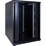 DSI 22U serverkast met glazen deur - DS8022 server rack Zwart, 800 x 1000 x 1200mm