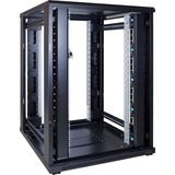 DSI 22U serverkast met glazen deur - DS8022 server rack Zwart, 800 x 1000 x 1200mm