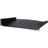 DSI 2U Legbord voor 600 mm diepe wandkasten - DS-FH2U400 inlegrooster Zwart, 485 x 400 x 88mm