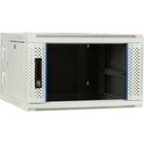 DSI 6U witte wandkast (kantelbaar) met glazen deur - DS6606W-DOUBLE server rack Wit, 600 x 600 x 368mm