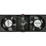 DSI Fan-pakket met 2 ventilatoren wandkasten - DS-FT-Wall koeling Zwart, 346 x 130 x 42 mm