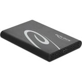 DeLOCK Externe behuizing voor 2,5" SATA HDD / SSD met SuperSpeed USB 10 Gbps (USB 3.1 Gen 2) Zwart