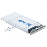DeLOCK Externe behuizing voor 2,5" SATA HDD / SSD met SuperSpeed USB 10 Gbps (USB 3.1 Gen 2) Transparant