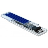 DeLOCK Externe behuizing voor M.2 NVMe PCIe SSD Transparant