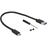 DeLOCK M.2 Key B 42 mm / mSATA SSD > USB Type-C 3.1 Gen 2 externe behuizing USB-C 3.2 (10 Gbit/s)