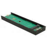 DeLOCK M.2 SSD 42/60/80 > SuperSpeed USB 10 Gbps (USB 3.1 Gen 2) Typ Micro-B female externe behuizing Zwart, Micro-USB-B 3.1