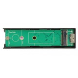 DeLOCK M.2 SSD 42/60/80 > SuperSpeed USB 10 Gbps (USB 3.1 Gen 2) Typ Micro-B female externe behuizing Zwart, Micro-USB-B 3.1