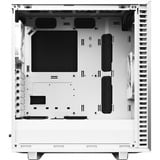 Fractal Design Define 7 Compact Light Tempered Glass midi tower behuizing Wit | 4x USB-A | 1x USB-C | Window