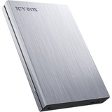 ICY BOX IB-241WP Externe USB 3.0 behuizing voor 2,5" SATA externe behuizing Zilver
