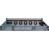 Inter-Tech 1U-10255 rack behuizing Zwart | 2x USB-A