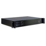 Inter-Tech 1.5U-1528L serverbehuizing Zwart, 2x USB-A 2.0