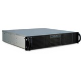 Inter-Tech 2U-20240 Serverbehuizing Zwart | 2x USB-A 3.2 (5 Gbit/s)