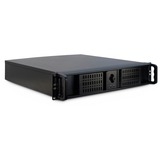 Inter-Tech 2U-2098-SK Serverbehuizing Zwart | 2x USB-A 2.0