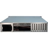 Inter-Tech 2U 2412 rack behuizing Zwart | 2x USB-A