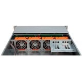 Inter-Tech 2U 2412 rack behuizing Zwart | 2x USB-A