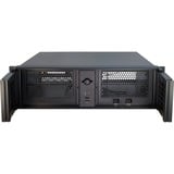 Inter-Tech 3U-3098-S rack behuizing Zwart | 2x USB-A