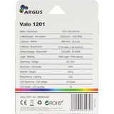 Inter-Tech Argus Valo 1201 RGB case fan Zwart, 4-pins PWM aansluiting
