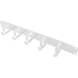 LogiLink 19" Cable Management Bar kabelmanagement Grijs, 1U