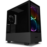 NZXT H510 Elite Tower-behuizing Zwart | USB-A 3.2 (5 Gbit/s) | USB-C 3.2 (10 Gbit/s) | Audio | Window-kit