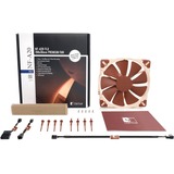 Noctua NF-A20 FLX case fan Crème/bruin, 3-pin aansluiting