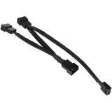 Phobya Adapter 4-Pin PWM > 3x 4-Pin PWM, 40cm splitterkabel Zwart