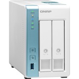 QNAP TS-231K nas Wit, USB 3.0, 2x LAN