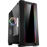 Sharkoon ELITE SHARK CA200G Big Tower behuizing Zwart | 4x USB-A | RGB | Window