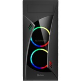 Sharkoon NIGHT SHARK RGB midi tower behuizing Zwart | 4x USB-A | RGB | Window