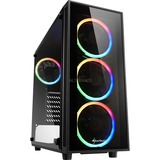 Sharkoon TG4 RGB Tower-behuizing Zwart | USB 3.0 | Window-Kit
