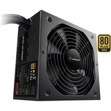 Sharkoon WPM Gold ZERO 650W voeding Zwart, 4x PCIe, Kabel-Management