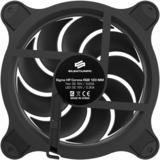 SilentiumPC Corona HP RGB 120 Kit (3×120 mm) case fan Zwart, 3 stuks; 3-pins fan connector
