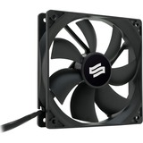 SilentiumPC Zephyr 120 PWM case fan Zwart, 4-pins PWM aansluiting