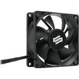 SilentiumPC Zephyr 80 case fan Zwart, 3-pins fan-connector
