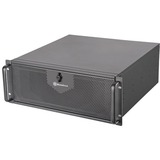 SilverStone RM42-502 Rack, serverbehuizing Zwart | 2x USB-A 3.2 (5 Gbit/s) | 1x USB-C 3.2 (5 Gbit/s) | 2x Audio