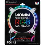 SilverStone SST-FG142 RGB LED 140mm lijst 