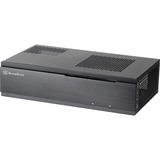 SilverStone SST-ML06B HTPC behuizing Zwart | 2x USB-A