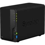 Synology DiskStation DS218 nas Zwart, 2x USB-A 3.2 (5 Gbit/s), USB 2.0, LAN, RAID