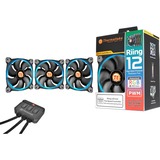 Thermaltake Riing 12 RGB Set case fan 3 stuks, 4-pins PWM fan connector