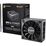 be quiet! SFX-L Power 600W voeding  Zwart, 4x PCIe, Kabel-Management